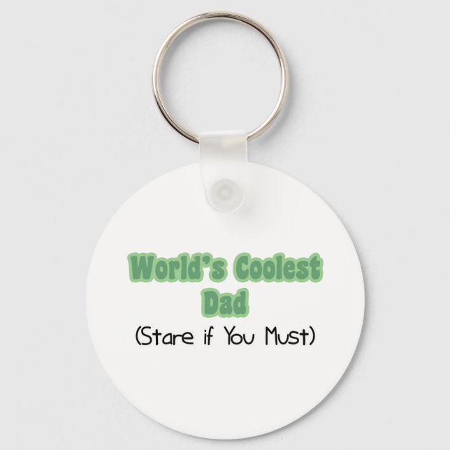 World's Coolest Dad Keychain (Front)