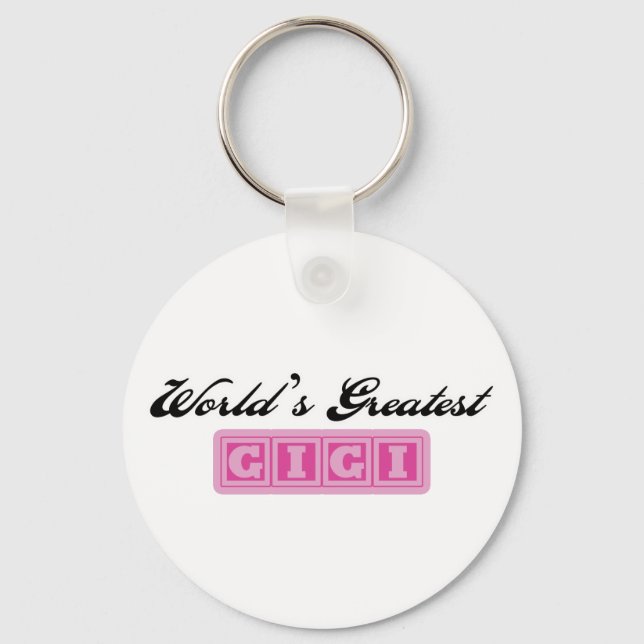 World's Greatest GiGi Keychain (Front)