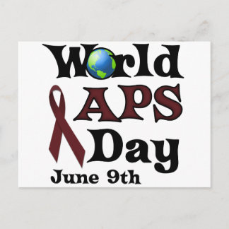 WORLD APS DAY POSTCARD