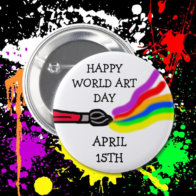 World Art Day, April 15th  Button (Creator Uploaded)