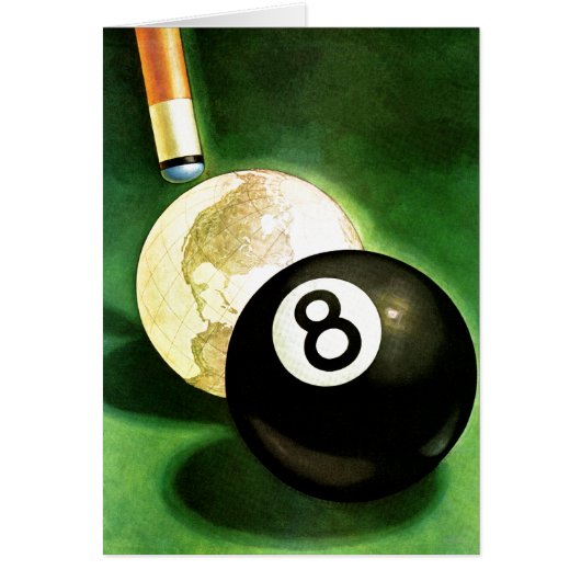 World as Cue Ball Cards (Front)