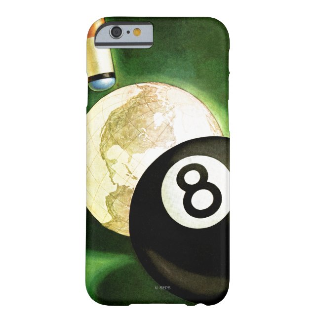 World as Cue Ball Case-Mate iPhone Case (Back)
