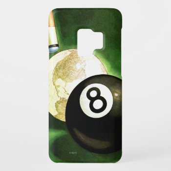 World As Cue Ball Case-mate Samsung Galaxy S9 Case by PostSports at Zazzle