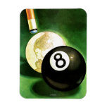 World As Cue Ball Magnet at Zazzle