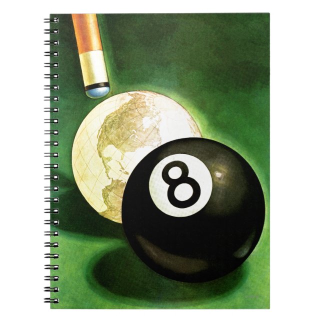 World as Cue Ball Notebook (Front)