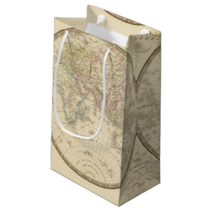 World Atlas Map Small Gift Bag