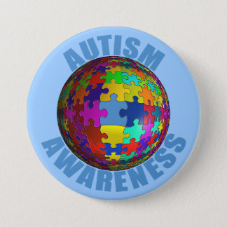 World Autism Awareness Button