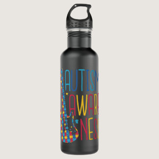 World Autism Awareness Day April 2, 2022 Autism Cu Stainless Steel Water Bottle
