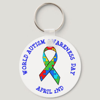 World Autism Awareness Day April 2nd Key Chain