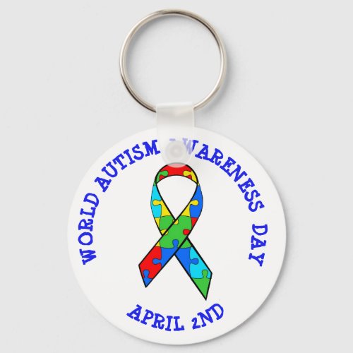 World Autism Awareness Day April 2nd Key Chain