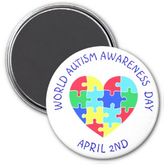 World Autism Awareness Day April 2nd Magnet