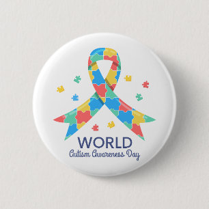 World Autism Awareness Day Button