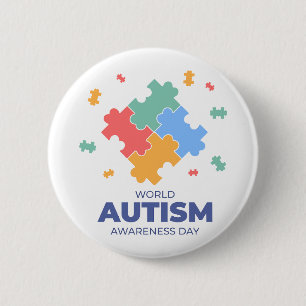 World Autism Awareness Day Button