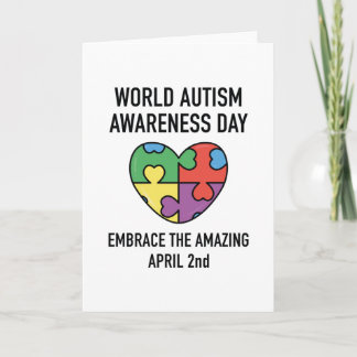 World Autism Awareness Day Card