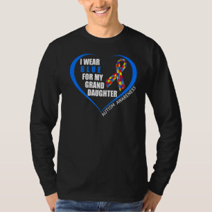 World Autism Awareness Day I Wear Blue For My Gran T-Shirt