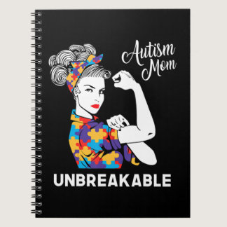 World Autism Awareness Day in a platform of discus Notebook