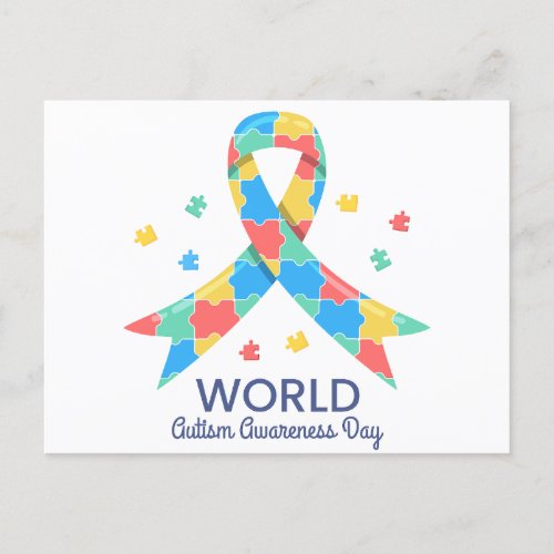  World Autism Awareness Day Postcard