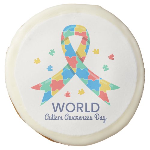 World Autism Awareness Day Sugar Cookie