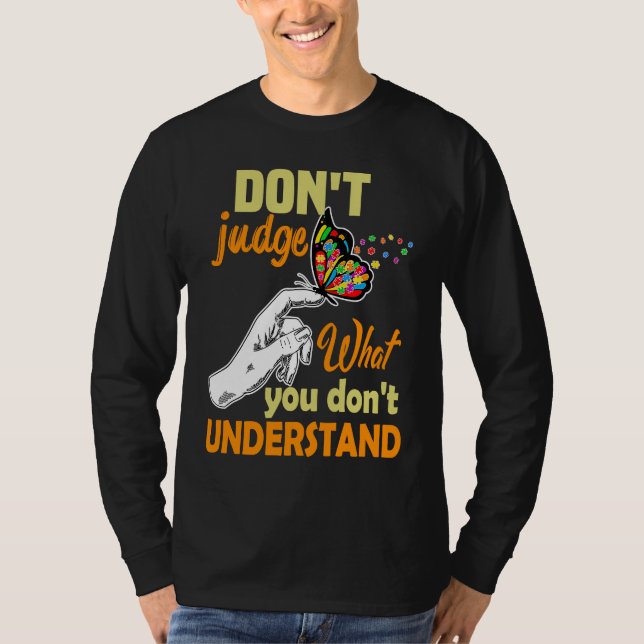 World Autism Awareness Month Autistic Kids Awarene T-Shirt (Front)