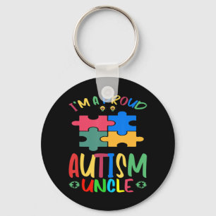 World autism awareness month I'm A Proud Uncle Aut Keychain
