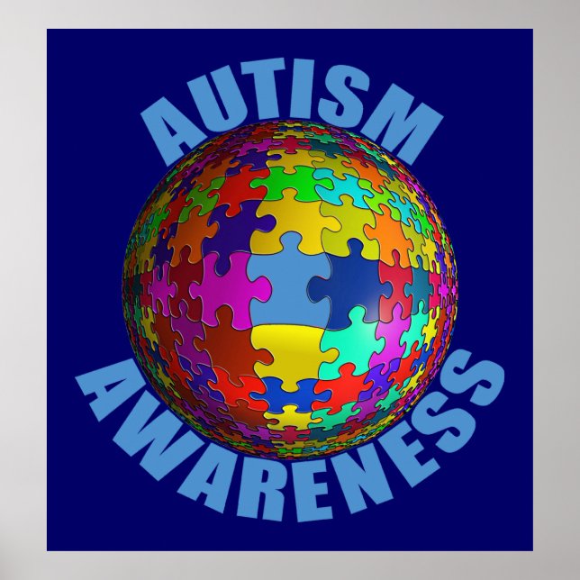 World Autism Awareness Poster (Extra Large) (Front)