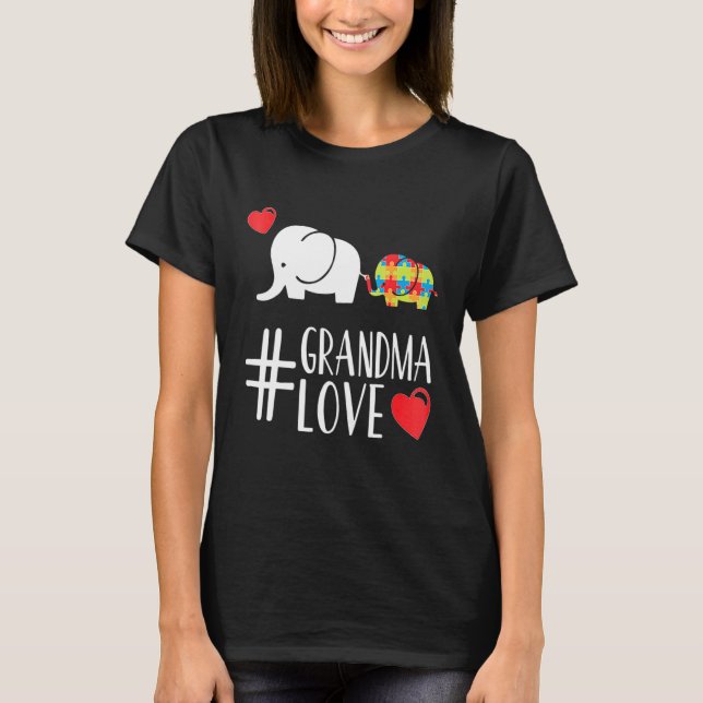 World Autism Day Elephant Puzzle Pieces 1 T-Shirt (Front)