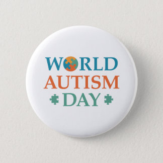World Autism Day Pinback Button