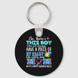 World Autism Day Shirt Autism Awareness Keychain