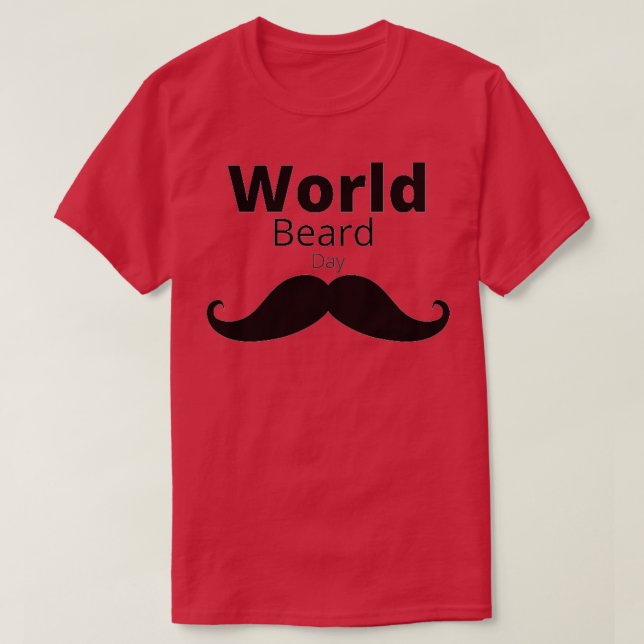 World Beard Day September T-Shirt (Design Front)