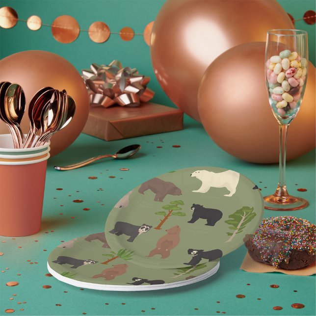 World Bears Paper Plates (Creator Uploaded)