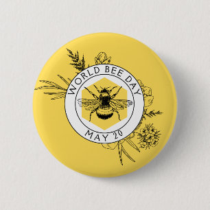 World Bee Day Button