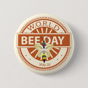 World Bee Day Button