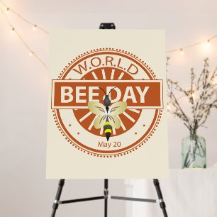 World Bee Day Foam Board