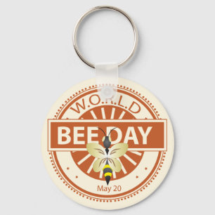 World Bee Day Keychain