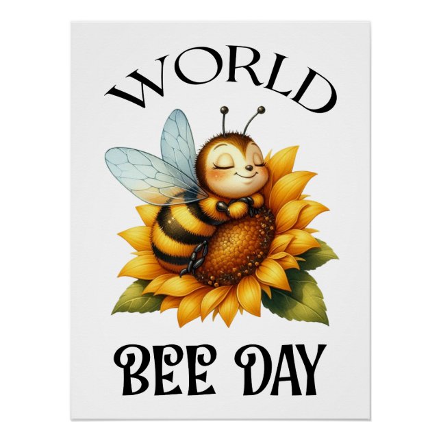 World Bee Day Sign (Front)