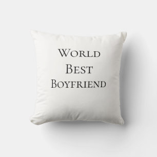 World best boyfriend husband man valentine's day m throw pillow