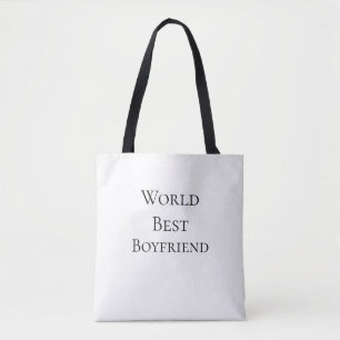 World best boyfriend husband man valentine's day m tote bag