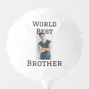 World best brother add name text sports text simpl balloon