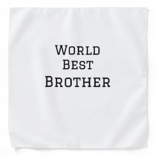 World best brother add name text sports text simpl bandana