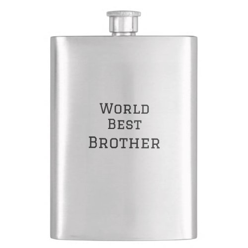 World best brother add name text sports text simpl flask