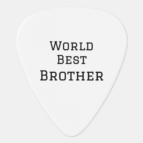 World best brother add name text sports text simpl guitar pick