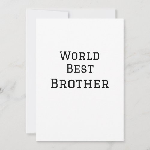 World best brother add name text sports text simpl invitation