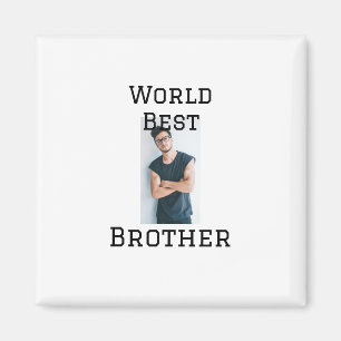 World best brother add name text sports text simpl magnet
