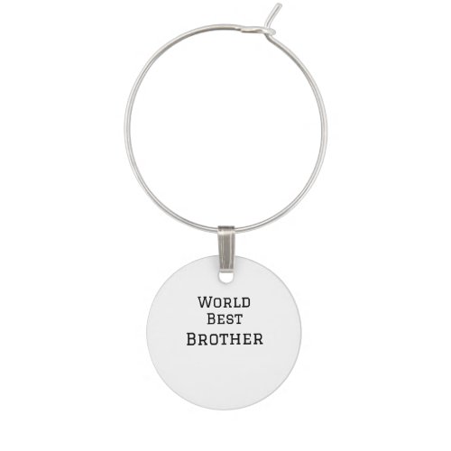 World best brother add name text sports text simpl wine charm