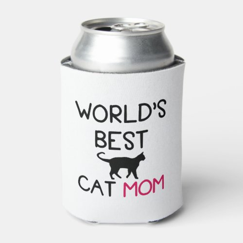 world best cat mom can cooler