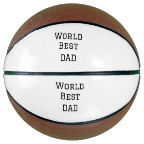 World best DAD FATHER add name text sports text  Basketball
