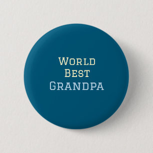 World best Grandpa add name text sports text simpl Button