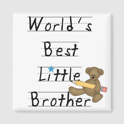 World Best Little Brother Tshirts and Gifts Magnet