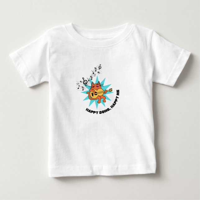 World Best Modern Baby White T-shirt  (Front)