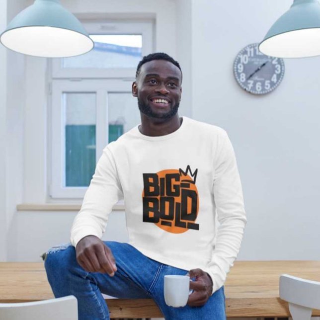 World Best Modern Big Bold Print White T-shirt  (Creator Uploaded)